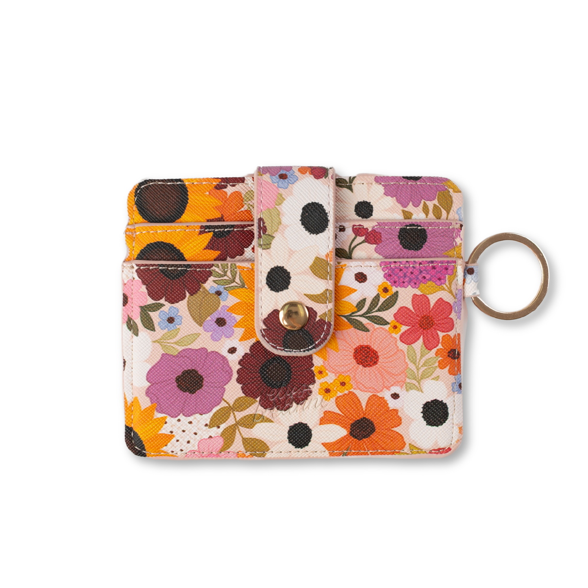 Rainbow Garden Card Wallet