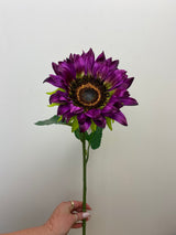 Purple Passion Single Sunflower Spray