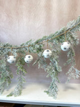 White Jubilant Jingle Bell Garland