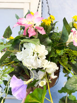 24" Backyard Bloom Hanging Basket