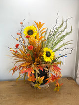 33" Autumn Wind Porch Pot
