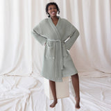 Sage Luxurious Waffle Bathrobe / 3XL