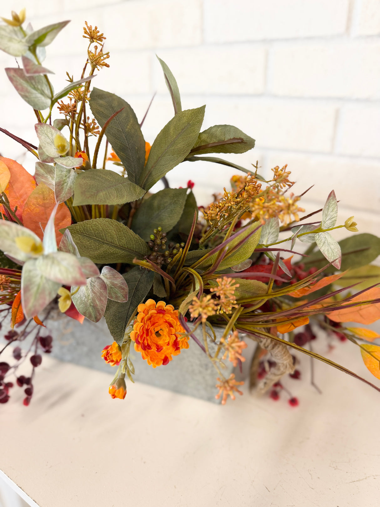 26" Cozy Autumn Days Centerpiece