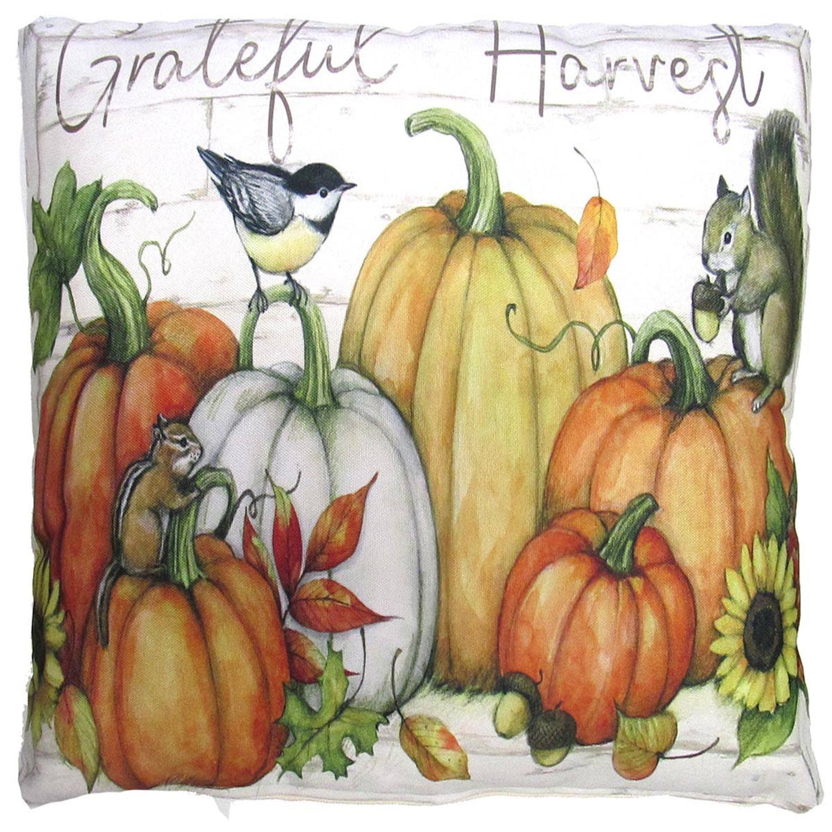 Pumpkin Grateful Harvest Indoor/Outdoor Pillow