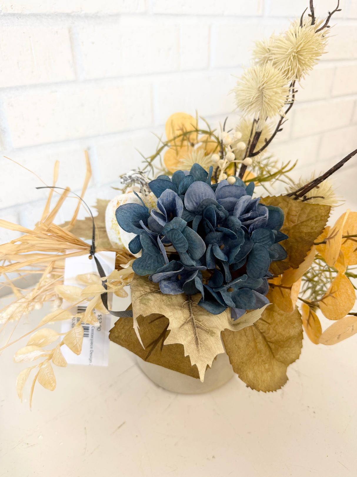 13" Blue Serene Centerpiece Design 2