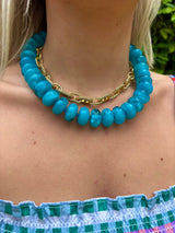 Bailey Brown Chunky Beaded Necklace