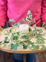 14" Cottage Ivy Candle Ring
