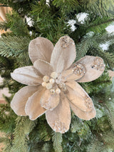 Platinum Champagne Jewel Magnolia Stem