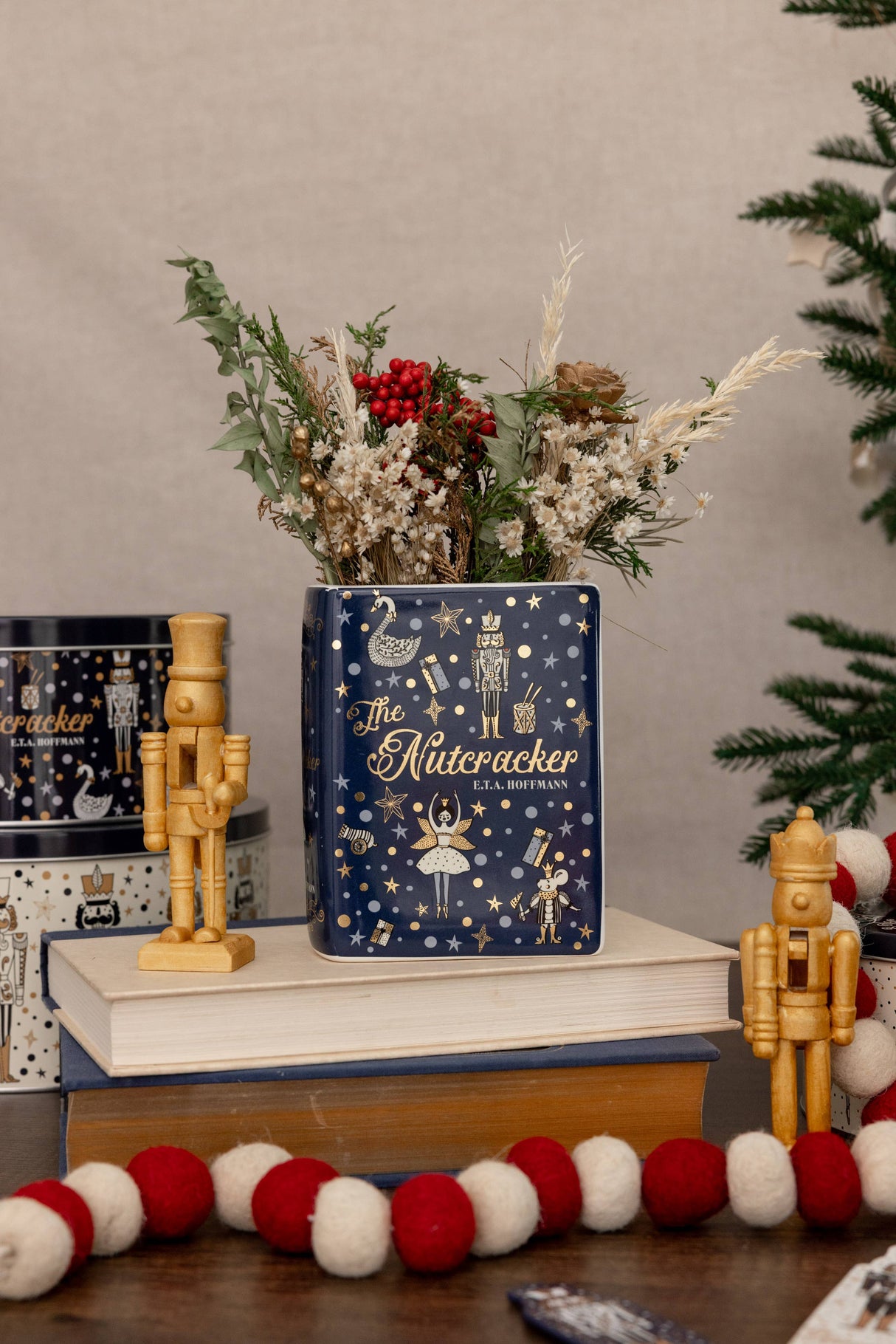 The Nutcracker Small Book Vase