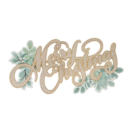 Merry Christmas with Mistletoe Sign for Christmas home decor from Magnolias Home Decor