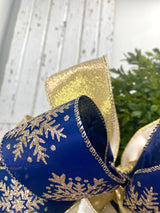 Gilded Snowflake Bow