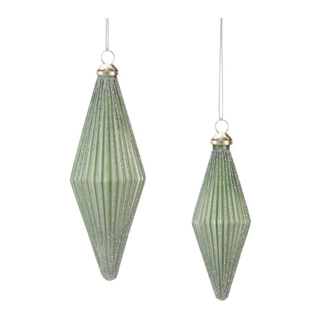 Green Tea Drop Ornament for Christmas home decor from Magnolias Home Decor