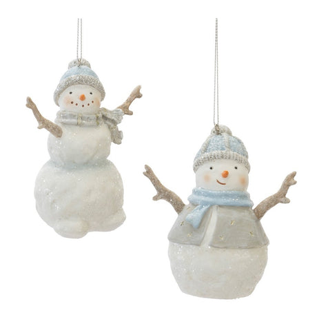 Giddy Snowman Ornament for Christmas home decor from Magnolias Home Decor