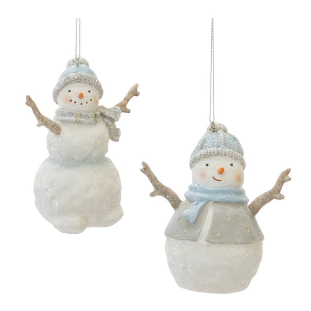 Giddy Snowman Ornament for Christmas home decor from Magnolias Home Decor