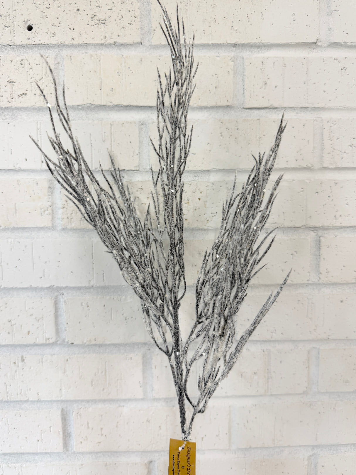 Snowy Brown Twig Spray