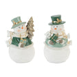 Green Gift Snowman for Christmas home decor from Magnolias Home Decor