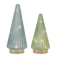 Lighted Glass Tree - 2 Sizes