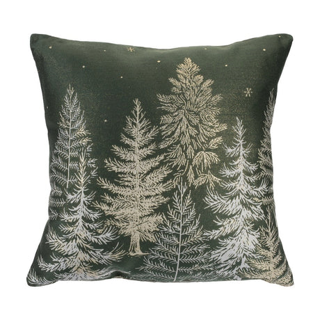 Rich Green Tree Pillow for Christmas home decor from Magnolias Home Decor