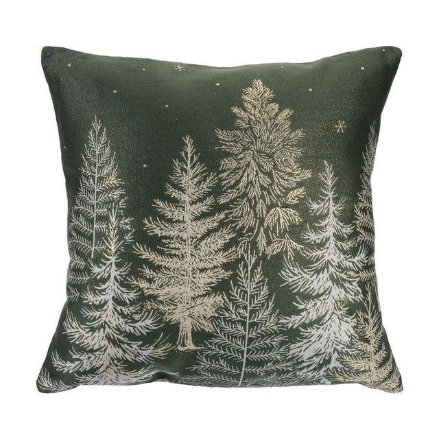 Rich Green Tree Pillow for Christmas home decor from Magnolias Home Decor
