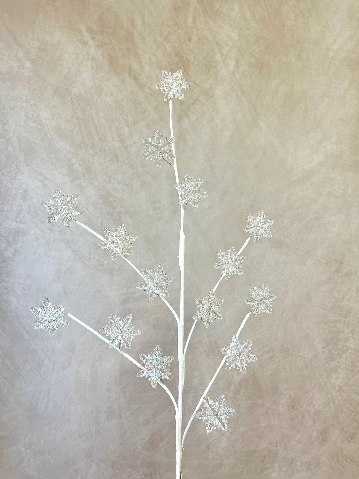 Opal Acrylic Snowflake Spray