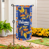 Fall Leaves Welcome Textile