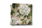 Hydrangea Flower Chinoiserie Tea Towel