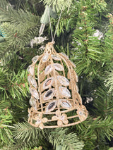 Jewels & Glitter Metal Bell Ornament