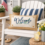 Classic Welcome Interchangeable Pillow Panel