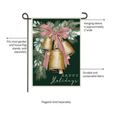 Golden Bells Applique Garden Flag view 5 from Magnolias Home Decor