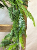6' Real Touch Shelter Belt Pine Garland