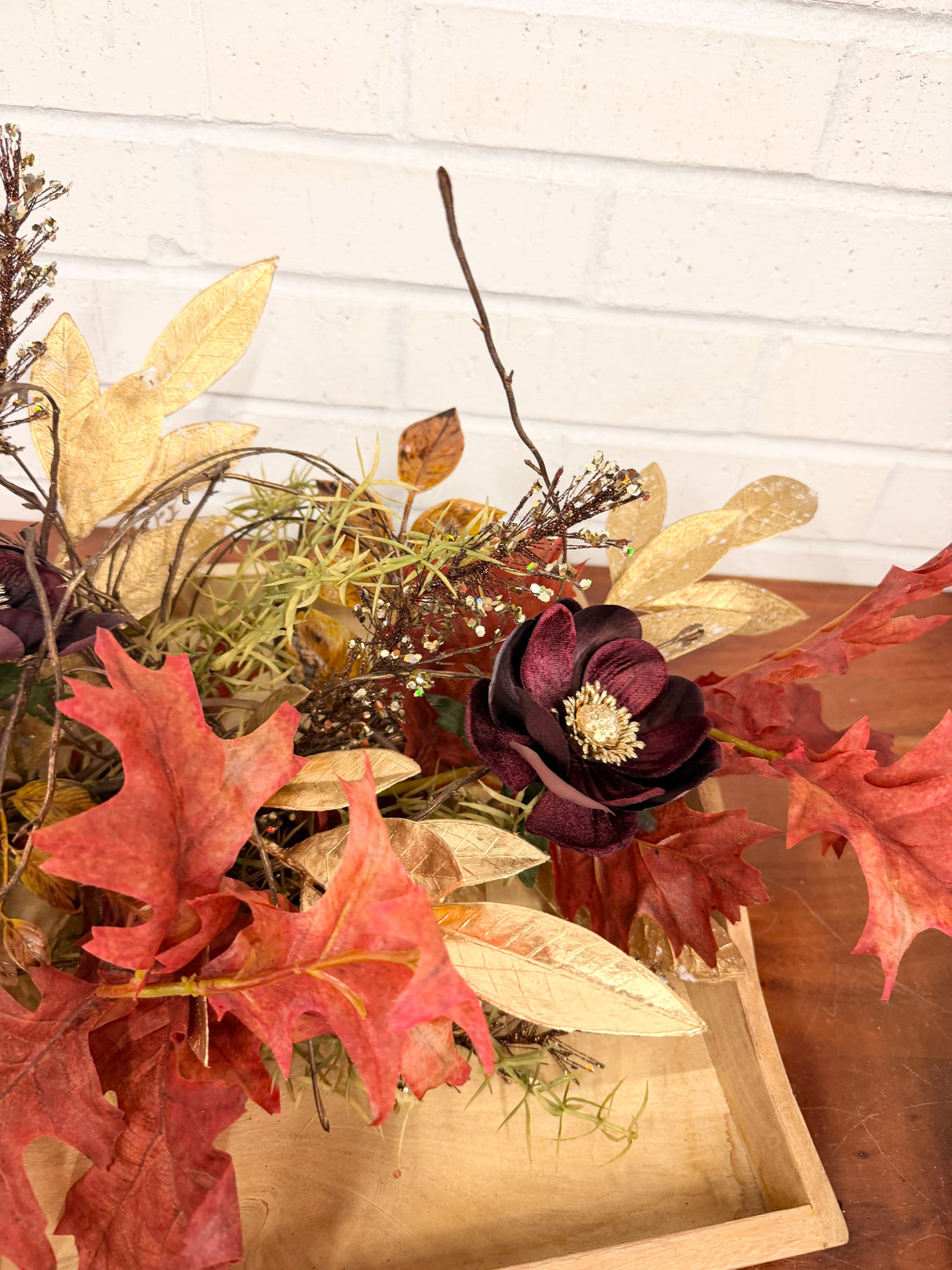 32" Sparkle of Fall Swag