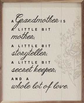 A Grandmother Is Wood Art