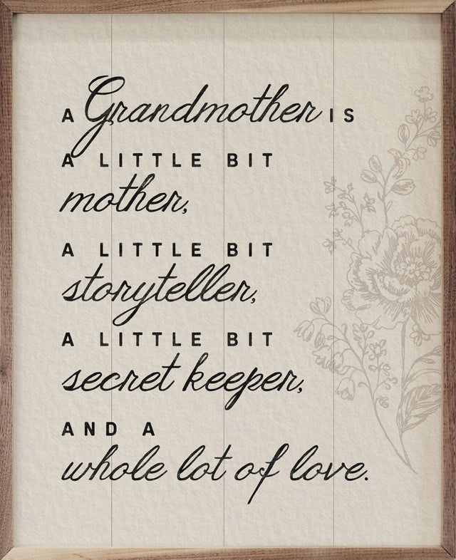 A Grandmother Is Wood Art