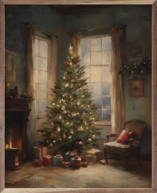 Simple Christmas Tree Wood Art
