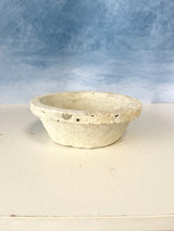 5.5" Antiqued Whitestone Planter