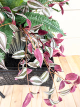 27" UV Protected Burgundy Falls Porch Pot