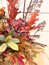 33" Fires of Fall Porch Pot