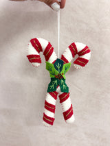 Handmade Candy Cane Ornament