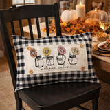 Autumn Sunflowers Interchangeable Pillow Panel