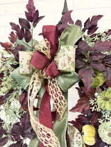 23" Moss & Merlot Wreath