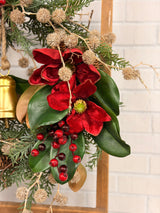Velvet Magnolia Thistle Wreath Kit