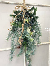 White Sugar Spruce Hanging Teardrop