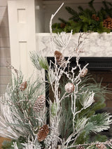 37" First Snow Fall Porch Pot