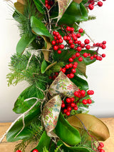 65" Berries And Pine garland