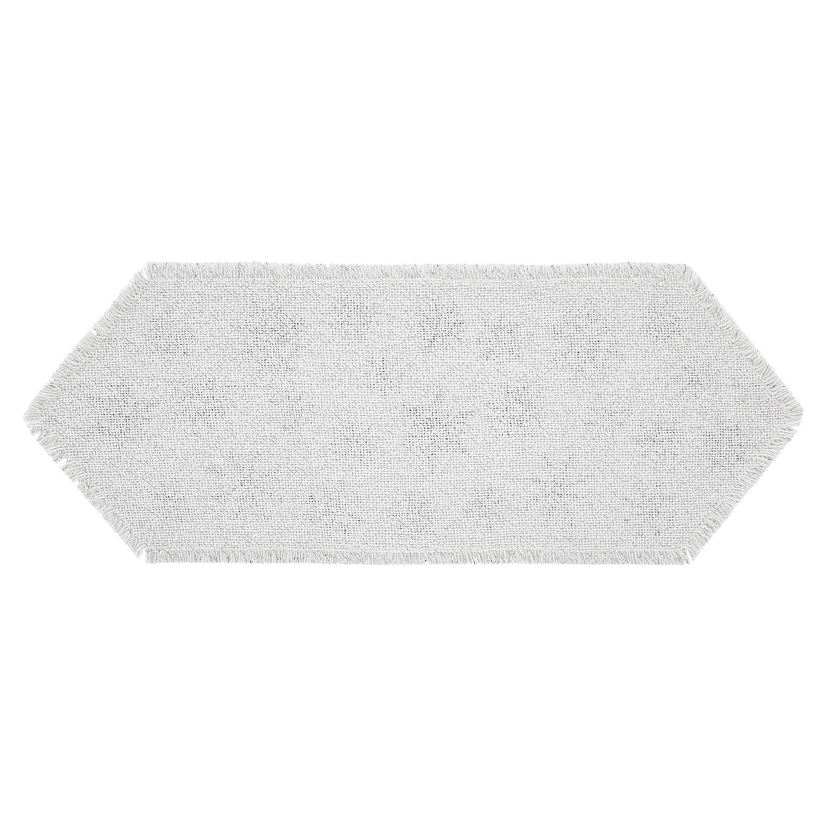 36" Yuletide White Snowflake Christmas Table Runner