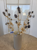 Slate Blue Eryngium Thistle Spray