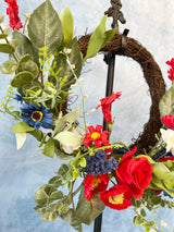 20" Country Americana Wreath