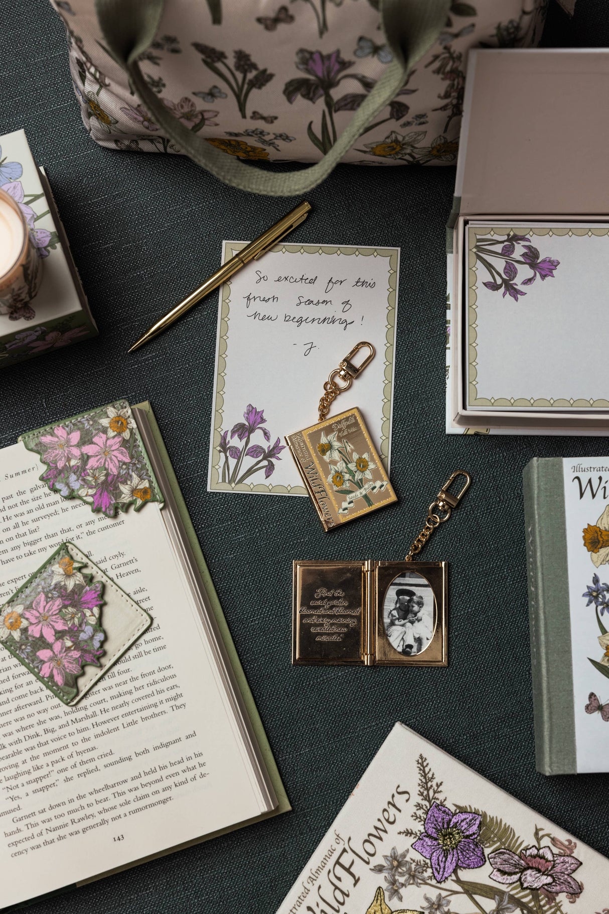 Corner Wildflowers Bookmark Set