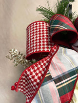 34" Magnolia Christmas Grace Teardrop Swag Design 2