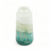 Ombre Green Decorative Glass Vase